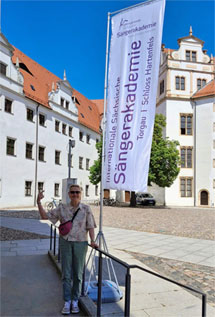 Dr. Gerlinde Kempendorff-Hoene bei der Internationalen S&auml;chsischen Sommerakademie Torgau